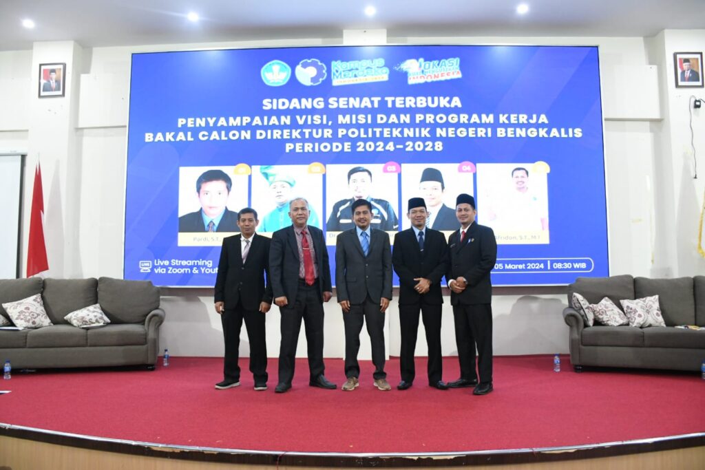 Rapat Senat Terbuka, Lima Bakal Calon Direktur Polbeng Sampaikan Visi, Misi Dan Program Kerja