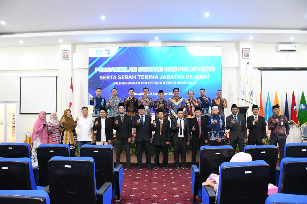 Politeknik Negeri Bengkalis (Polbeng) melakukan pelantikan sejumlah pejabatnya untuk periode 2024-2028.